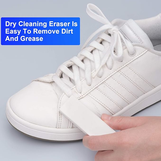 2 Sets of Suede Brush Brush & Nubuck 2 Pieces 4-Way Brush + 4 Eraser, Premium Shoe Cleaner Kit