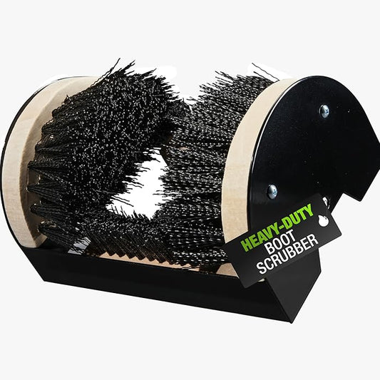 Griffin Boot Scrubber – Durable Construction, Weatherproof, Hands-Free Outdoor Shoe Cleaner – Heavy Duty Boot Scraper for Mud, Dirt & Debris – Ideal for Work Shoes, Golf, Sneakers & Athletic Footwear