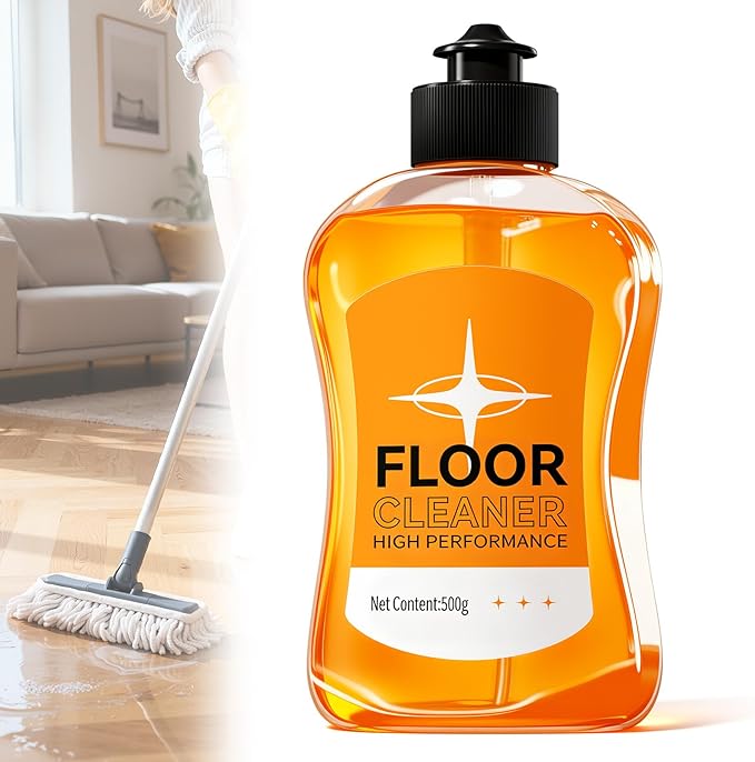 Household Hardwood Floor Cleaner, Floor Cleaner Liquid for Mopping, Floor Solution for Mopping Wood Tile Laminate, Marble, Porcelain Shower Bathroom, Pet-friendly