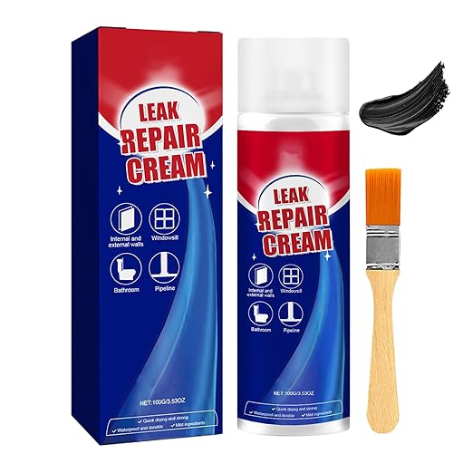 Roof Sealant Liquid - Quick Dry Liquid Sealer | Long-Lasting Waterproof Coating for Walls Window Gutters Concrete, and Bathroom Surfaces, Easy Patch Repair & Leak Protection 100ml