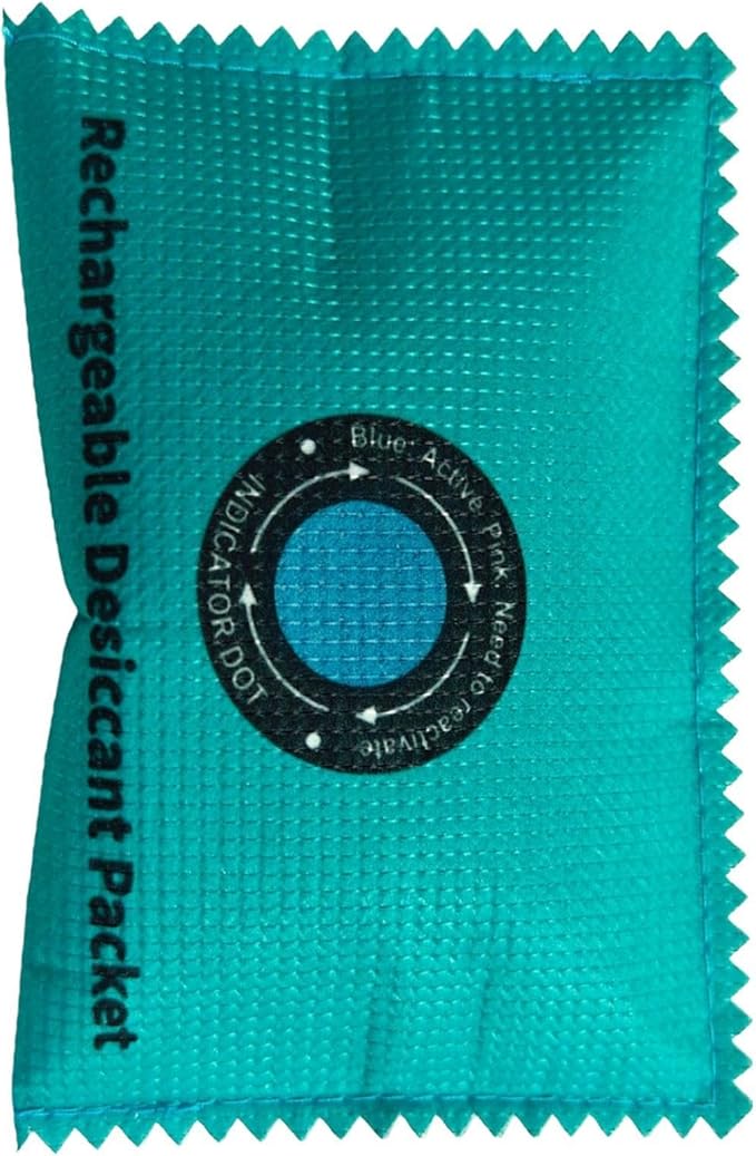 Moisture Absorber Bag – Reusable Silica Gel Dehumidifier, Color Indicator Drying Pack, Compact Portable Design | Damp Control Solution For Car Interior Wardrobe Basement Bathroom RV Storage