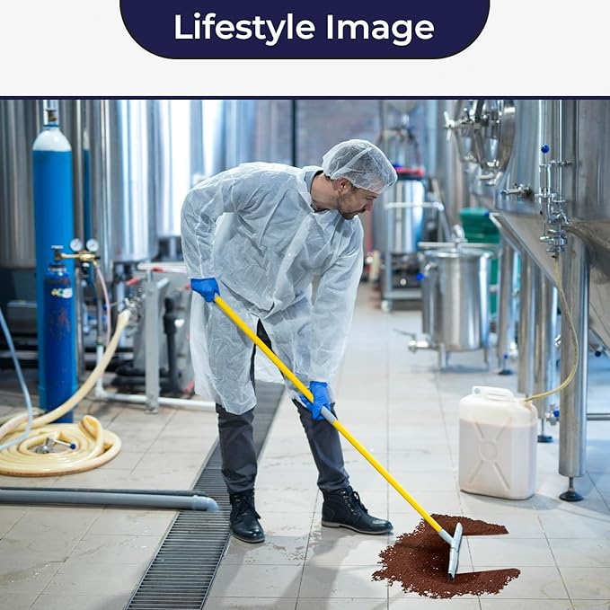 CocoCleanerPro UBICON 100% Coconut Coir Spill Absorbent for Oil, Grease, Paint & Pet Messes | Natural, Non-Toxic Sweeping Compound for Garage, Shop, Kitchen | Dust-Free, No Residue Cleanup