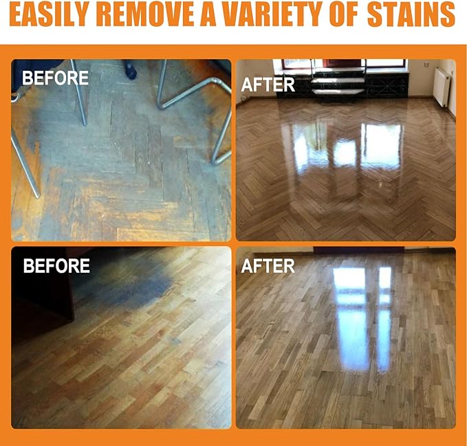 Purevive Wood Cleaner,Purevive Wood Floor Cleaner Spray,Hardwood Floor Furniture Polish and Restore Spray,Purevives Heavy Duty Degreaser for Wood-Cabinets Restores Shine (2PCS)