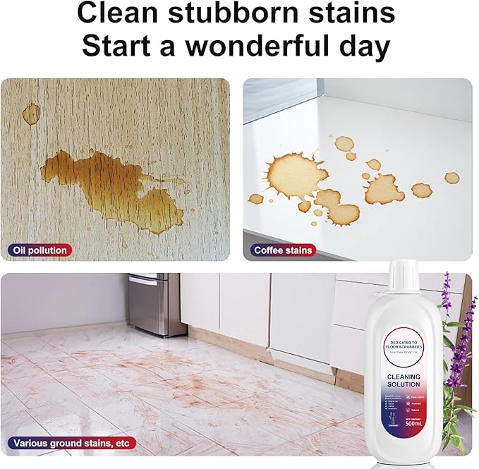 Floor Cleaning Solution Compatible With Tineco, Deep Cleans for Multiple Hard Floors, Suitable With All Robot Vacuums with Mopping and Cordless Wet/Dry Vacuum Mop Cleaner (New Lavender 2 Bottle)