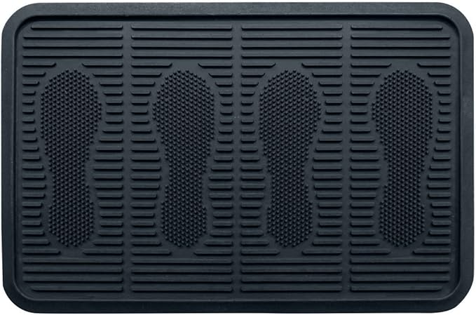 SafetyCare Rubber Shoe & Boot Tray - Multi-Purpose - 24 x 16 Inches - 1 Mat