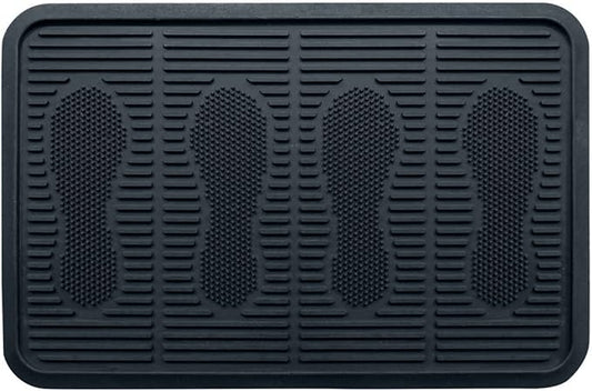 SafetyCare Rubber Shoe & Boot Tray - Multi-Purpose - 24 x 16 Inches - 1 Mat