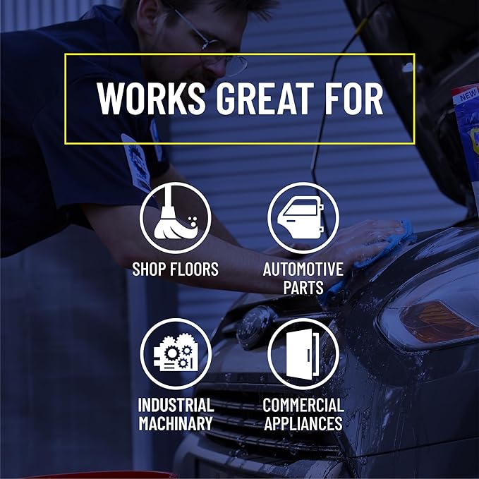 WD-40 Specialist Cleaner & Degreaser, Multi-Surface Cleaning Solution, One Gallon, 4-Pack