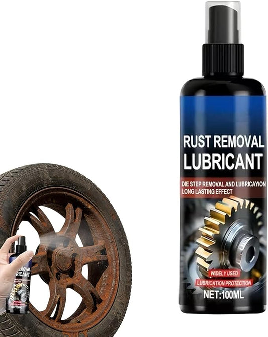 Rust Remover Spray for Metal, Iron Stain Remover, Fast-Acting Oxidation Metal Cleaner for Vehicles, Tools, Chains