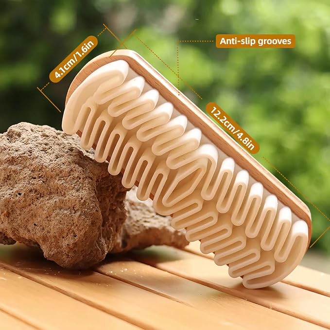 Suede Shoe Brush and Eraser, 2025 New Suede Brush and Eraser, Soft Suede Shoe Brush Cleaner, Suede Cleaning Brush for Shoes, Bags, Jacket, Purse, Sofa with Wooden Handle, Stain Eraser (2pcs)