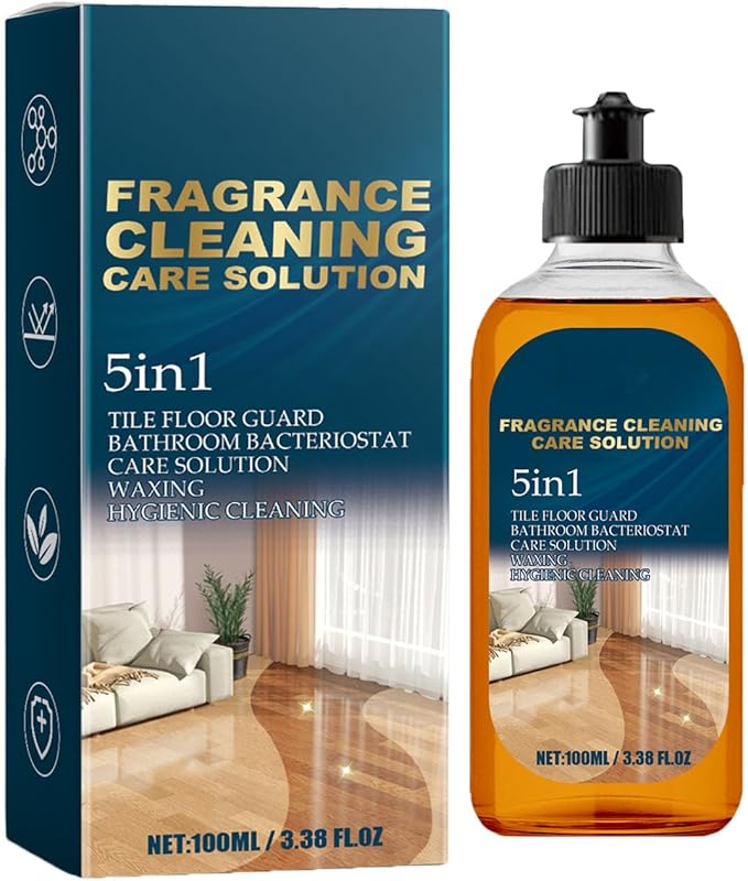 5 in 1 Floor Cleaner, Stain & Odor Remover Floors Cleaners, Power Clean Multi-surface Floor Cleaner for Solid Wood Floor and Ceramic Tiles (1, 100ml/3.52oz)
