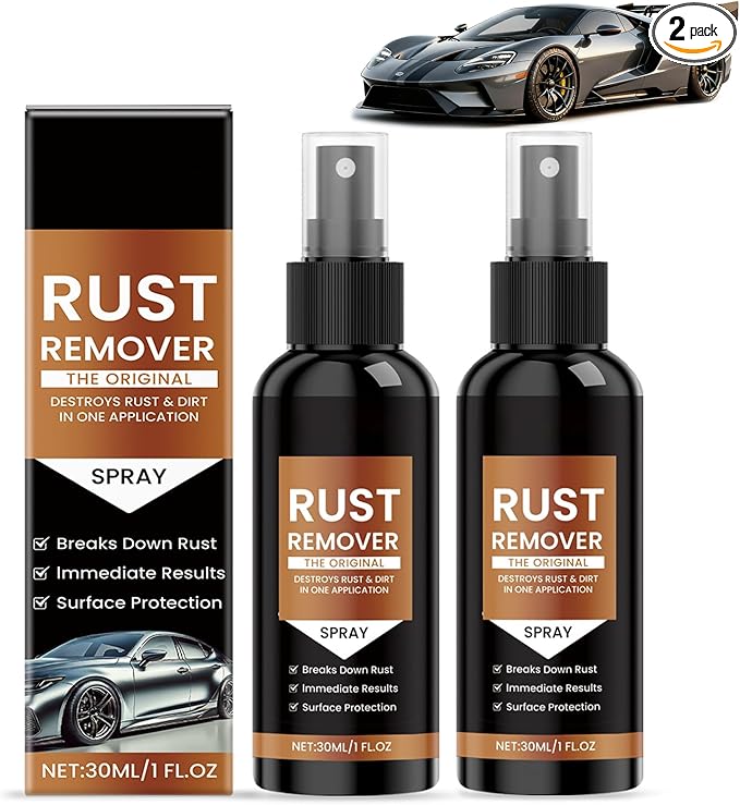 Rust Remover Spray, Multi Purpose rust remover, Rust Remover for Metal, cars, tools, bolts, etc