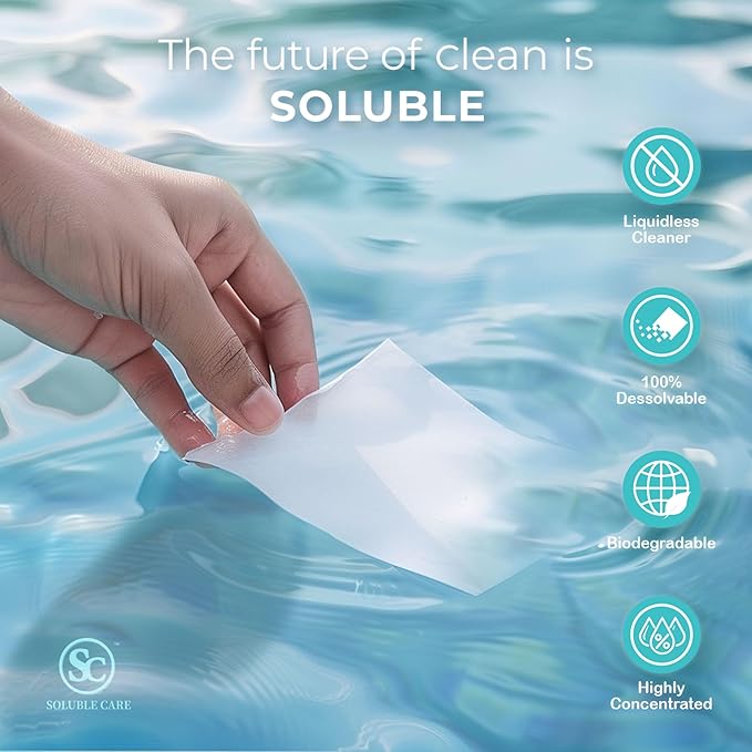 All Purpose Lemon Scent Cleaning Sheets + Bonus Sample Pack (Multi-Surface Earth-Friendly Solution for Kitchen, Bathroom, Home & Office), 10-Pack