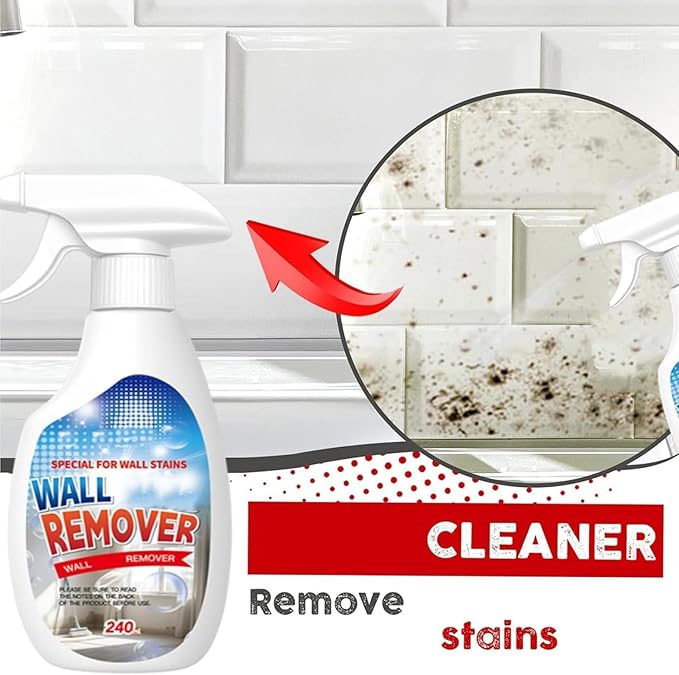 Highly Effective Removal Spray,2026New Wall Cleaner Spray,Wall Remover Multi-Surface Cleaning Solution,Dirt, Dust And Stain Remover,For Wood,Tile,Fabric,Bathrooms,Kitchens (2 Set)