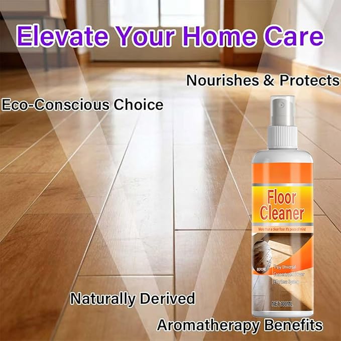 Stain Removal Spray - 100ml Multi Floor Cleaner, Fragrant Deep Cleaning Formula for Laminate Hardwood Tile Marble, Ideal for Bedroom Kitchen Entryway High Traffic Areas