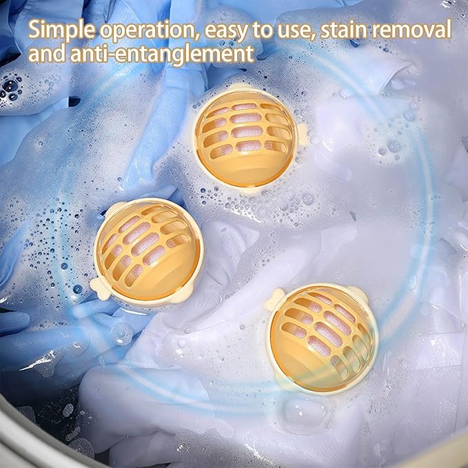 2026 New Lint Catcher for Washing Machine,Washing Machine Lint Catcher, Floating Hair Filter. (Yellow Dolphin Laundry Ball)