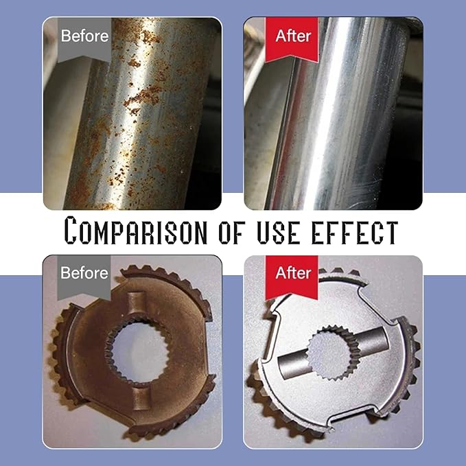 OJJ 2026 New Highly Concentrated Steel Rust Remover, Meigline Rust Remover for Steel & Iron, Powerful Rust Stain Remover for Tools, Stainless Steel, Automotive Parts, Fast Acting Rust-120ml (1 PCS)
