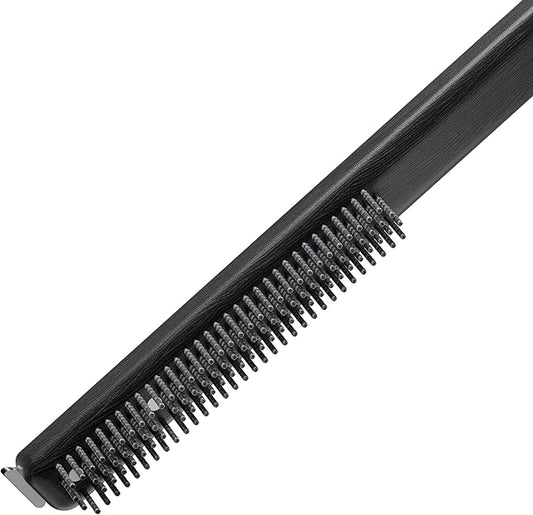 Ooni Wire Brush & Scraper – BBQ and Pizza Stone Cleaner, Grill Cleaner, Outdoor Cooking Tools, Barbecue Utensils - Long Handle