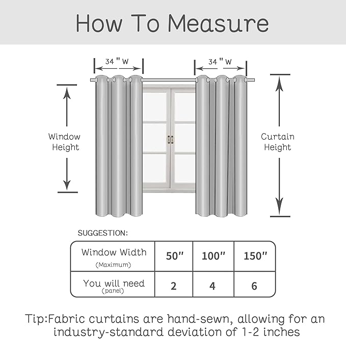 LAMIT Cafe Linen Curtains 45 inch Length for Small Windows, Light Filtering Semi Sheer Linen Curtains Grommet Vintage Damask Flower Pattern Drapes for Kitchen, 2 Panels, 34 x 45 Inch, Grey