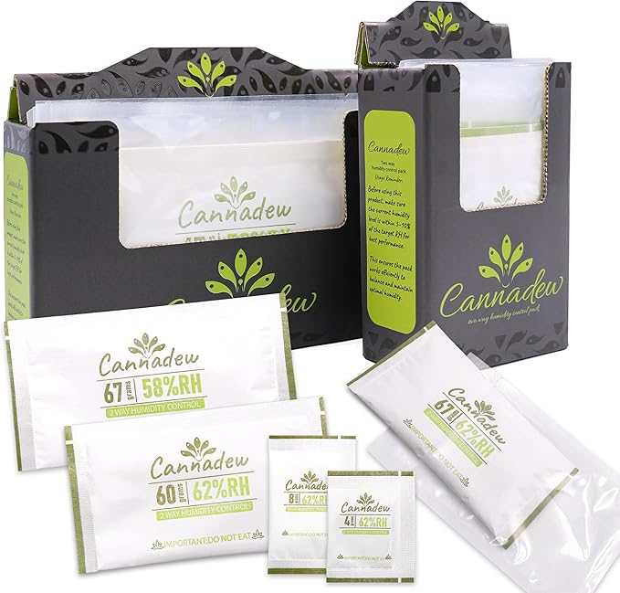 62% Two-Way Humidity Control Packets,4g (15 Pack) – Moisture Absorbers & Hydration Packets for Storage