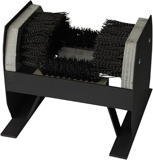 Quick Install Boot Scraper Outdoor Shoe Brush Heavy Duty Mud Cleaner Tool for Entryway Garage and Patio (A)