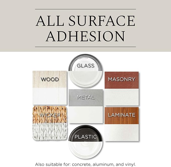Rust-Oleum 376725-6PK Universal All Surface Spray Paint, 12 oz, Matte Farmhouse White, 6 Pack