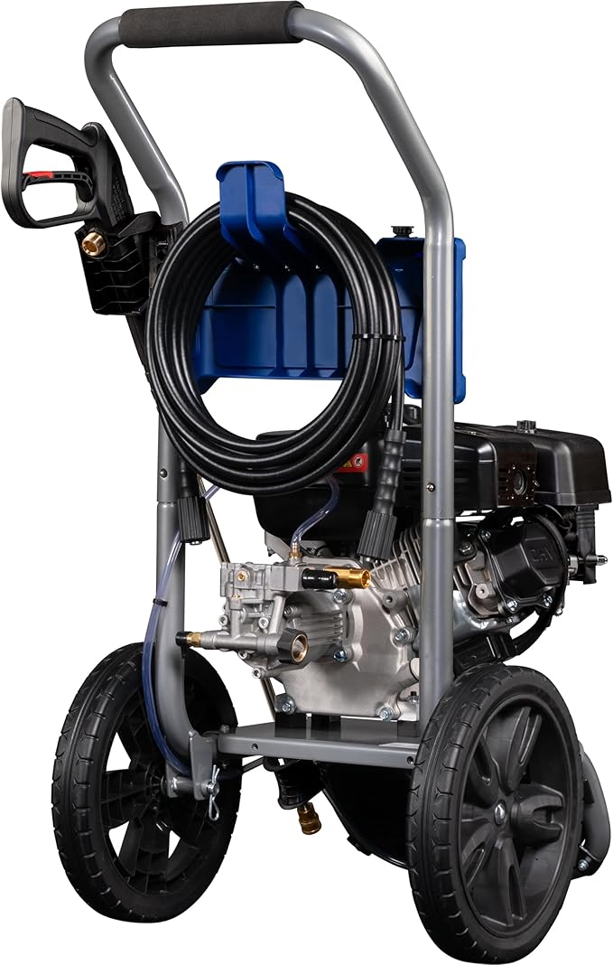 Westinghouse WPX3400 Gas Pressure Washer, 3400 PSI and 2.6 GPM, Onboard Soap Tank, Spray Gun and Wand, 5 Nozzle Set, for Cars/Fences/Driveways/Homes/Patios/Furniture