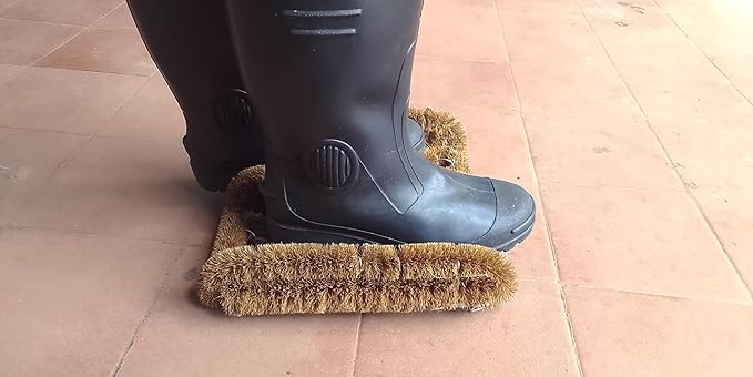 Extra Durable Coir Boot Scraper Doormat,Wire and Coir Doormat,Scraper MAT,Coconut Fibre Doormat/BOOTSCRAPER,Boot Wiper,Shoe Wiper 2.5"X12"X13"Inches