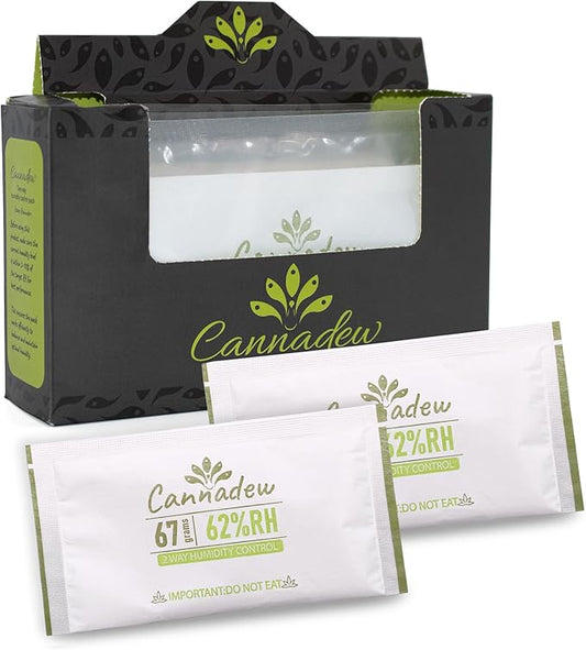 62% Two-Way Humidity Control Packets, 67g (10 Pack) – Moisture Absorbers & Hydration Packets for Storage