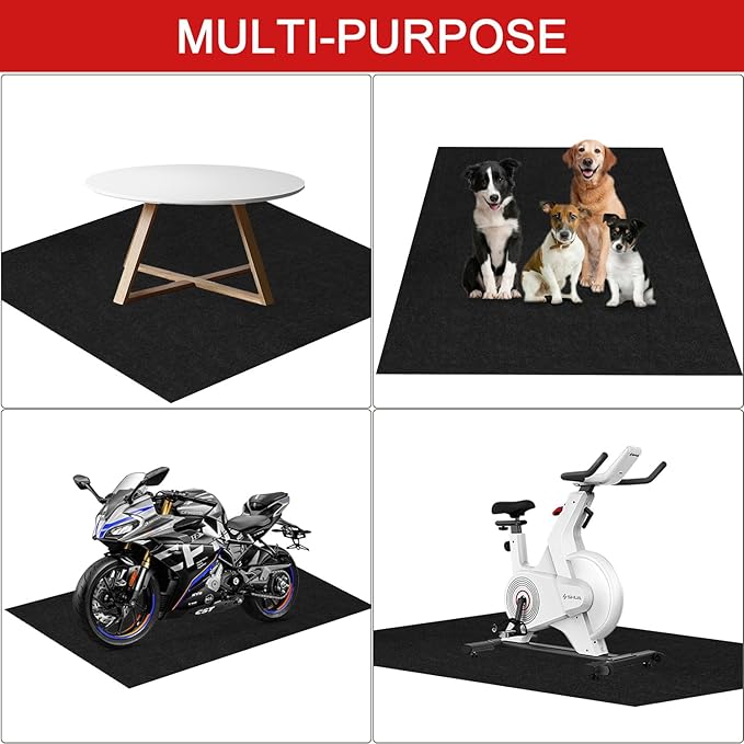 Heavy-Duty Garage Floor Mat 17' x 7'4" - Waterproof Garage Flooring for Cars & SUVs, Durable Garage Mats for Floor, Oil Spill Resistant Garage Mat, Easy-to-Clean Garage Rug for Floor, Under Car Mat