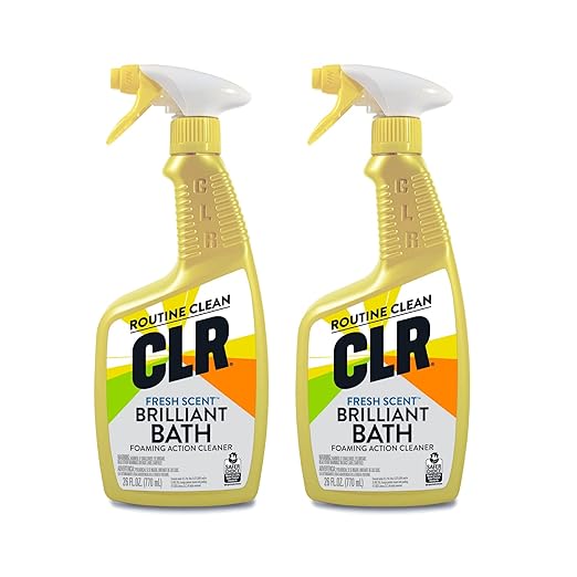 CLR PRO Calcium, Lime and Rust Remover (1 Gallon) and CLR Brilliant Bath Foaming Bathroom Cleaner Spray (2 x 26 Ounce)