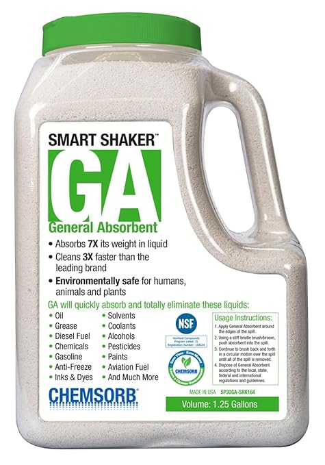 GA - General Absorbent, 1.25 Gallon Shaker