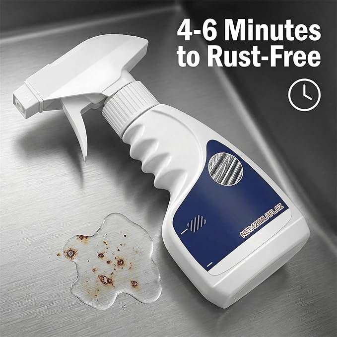 Highly Concentrated Rust Remover for Metal, Powerful Rust Removal Spray, Rust Stain Remover for Tools, Stainless Steel, Automotive Parts, Fast Acting Rust (2)