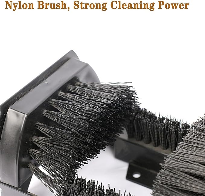 Heavy Duty Boot Scraper Brush - Outdoor Shoe Cleaner for Entrance & Garden - Effective Mud & Dirt Remover for Front Door, Farmhouse, & Entryway Use