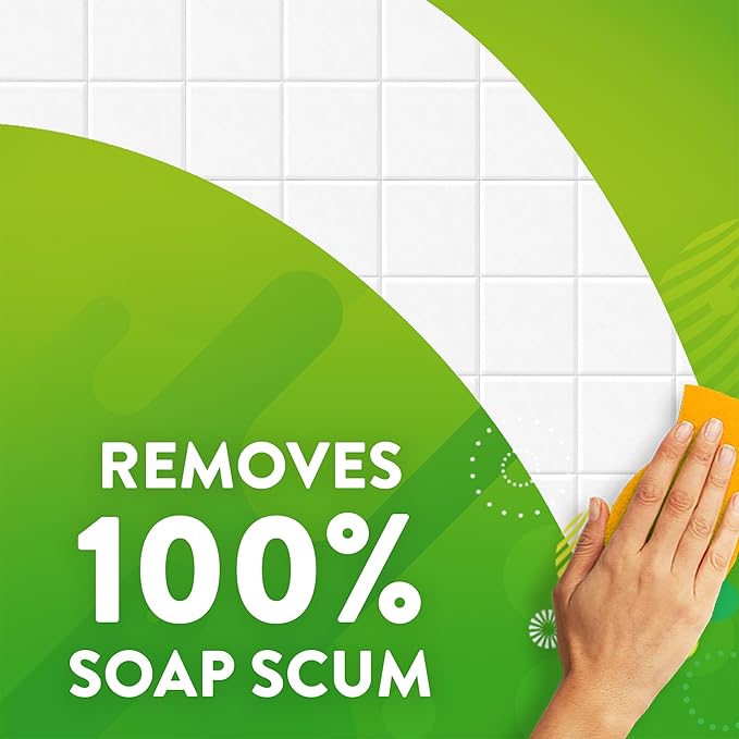 Scrubbing Bubbles Bathroom and Shower Cleaner Disinfectant Aerosol, Foaming Action Bathroom Grime Fighter, Rainshower Scent, 20oz