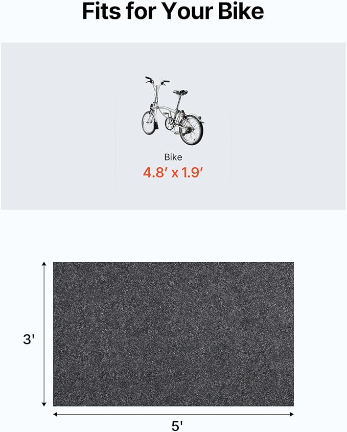 VEVOR Garage Floor Mat, 36 x 60 Inch Oil Spill Mat Garage Floor Mat for Under Car, Waterproof Backing Absorbent Pad for Garages Greenhouses Entrance, Durable & Reusable