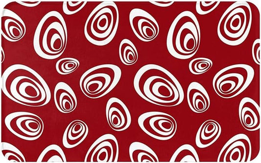 Easter Red Mat Add Charm to Your Home with a Fall Door Mat Outside Indoor Outdoor Area Rugs Front Doormats for Entrance 16x24 inch
