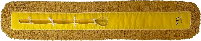 Ultimate Dust Mop Kit: Industrial-Grade Performance, Heavy-Duty Frame, Telescopic Handle - Yellow 60 Inch