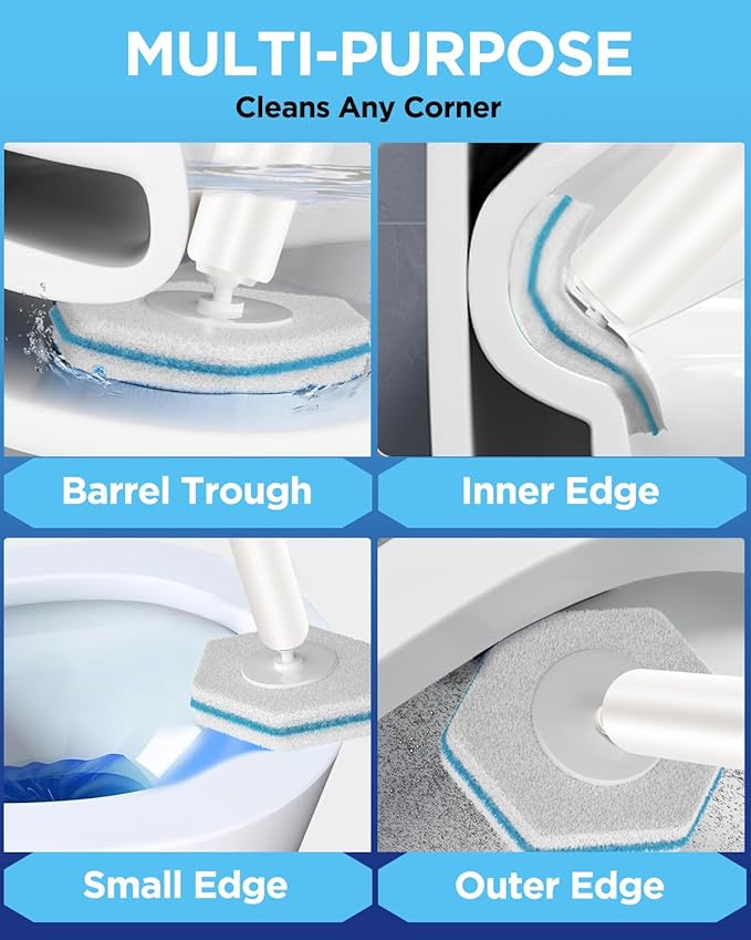 Disposable Toilet Bowl Wand Refills 40PCS