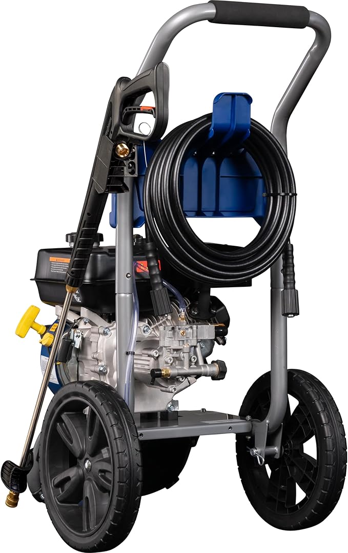 Westinghouse WPX3400 Gas Pressure Washer, 3400 PSI and 2.6 GPM, Onboard Soap Tank, Spray Gun and Wand, 5 Nozzle Set, for Cars/Fences/Driveways/Homes/Patios/Furniture