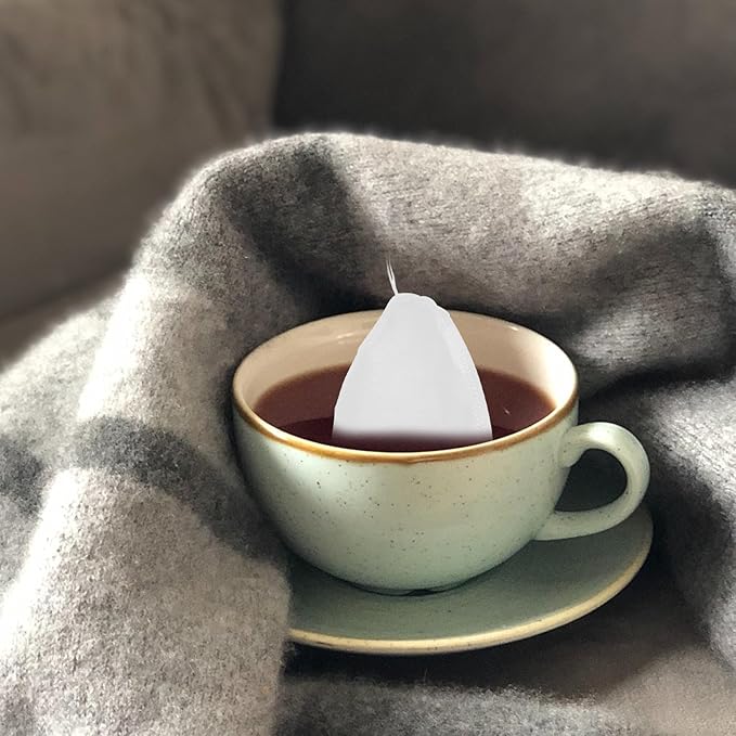100pcs Reusable Muslin Drawstring Soup Filter Bags 8x10cm Tea Spice Sachets Kitchen Coffee Filter Bags for Cooking and Brewing