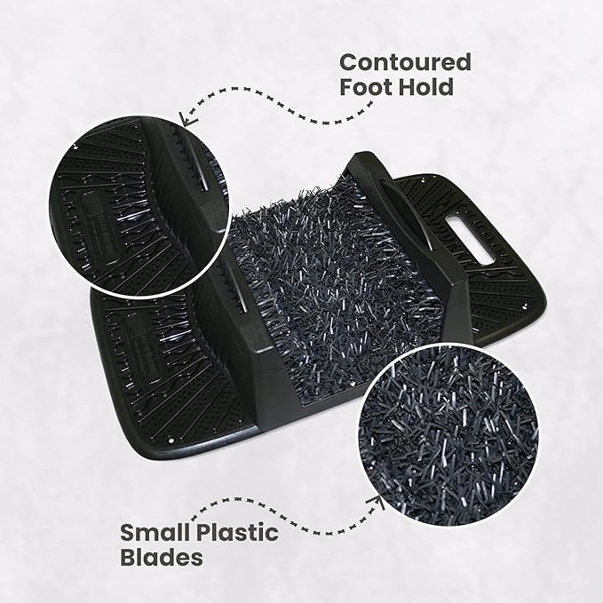 Clean Machine 10376937 Astroturf Dirt Trapper Shoe & Boot Scraper, Flint