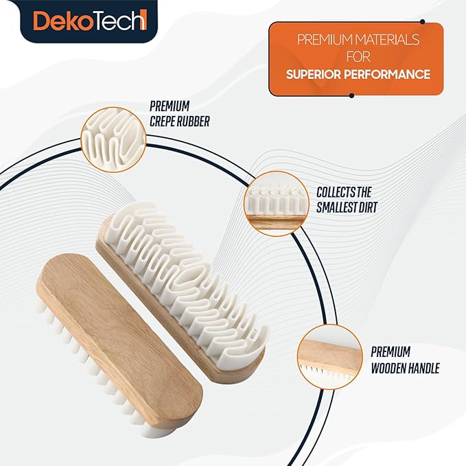 Suede Cleaning Brush – Nubuck & Suede Stain Remover – Brush with Lotus Wood Handle – Lifts Nap & Restores Texture – Ideal for Shoes, Boots, Bags, Belts & Furniture