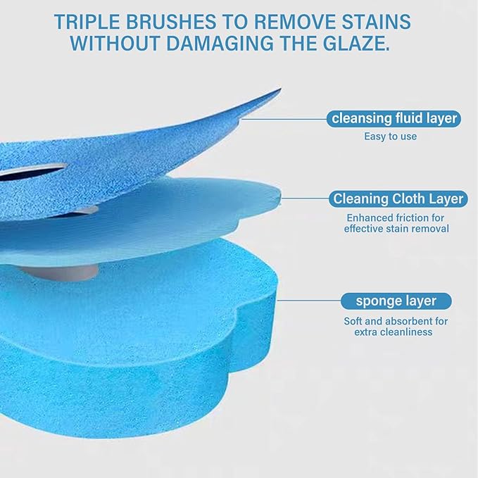 Disposable Toilet Brush, 36 PCS Toilet Brush Replacement Head, Toilet Wand Replacement Heads, Disposable Toilet Cleaning System, Toilet Wand Heads for Bathroom(Three Colors)