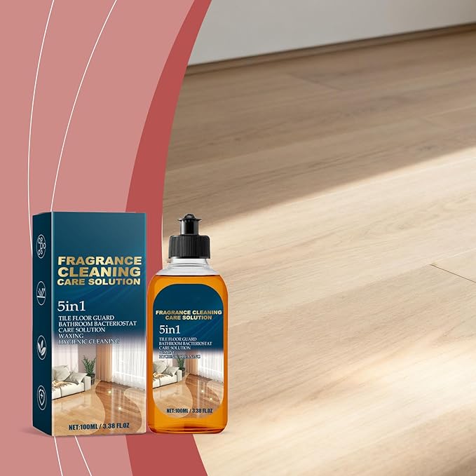 5 in 1 Floor Cleaner, Stain & Odor Remover Floors Cleaners, Power Clean Multi-surface Floor Cleaner for Solid Wood Floor and Ceramic Tiles (3, 100ml/3.52oz)