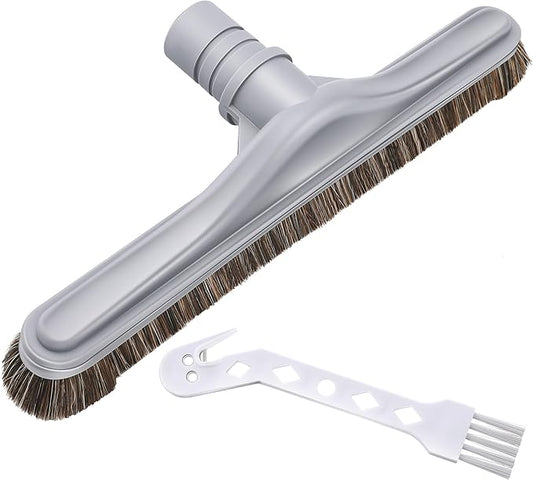 Replacement Floor Tool Compatible with Proteam E-Z Glide Backpack Vacuums 10 QT & 6 QT, Upgraded 14" Hard Surface Floor Tool for Commercial Cleaner Cleaning Brush(Horse Hair Brush,Gray)