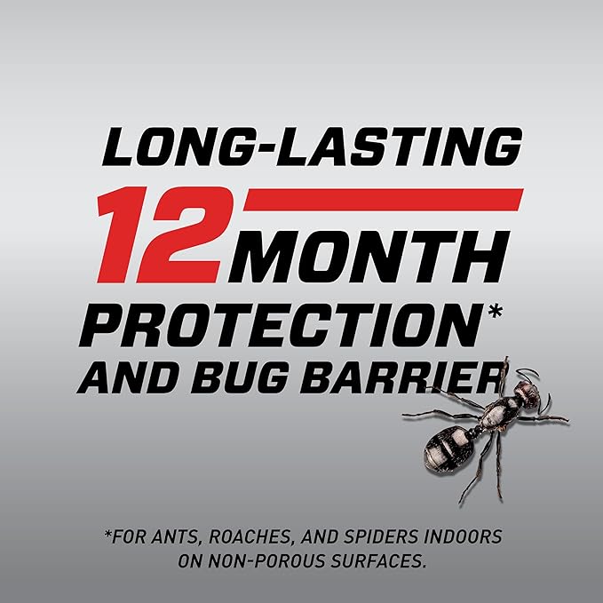 Ortho Home Defense Max Indoor Insect Barrier Refill - Bug Killer Spray Refill, Kills Ants, Roaches, Spiders, Fleas and Ticks, 1 gal.