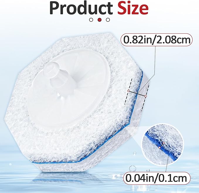 120 Pcs Toilet Wand Refills for Clorox ToiletWand System, Disposable Brush Heads with Dense Fibers, for Deep Toilet Bowl Cleaning