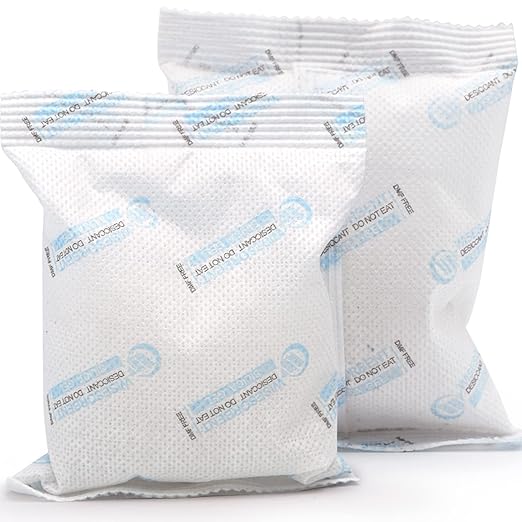 Wisesorb 240 Packs 100 Gram Silica Gel Packets, Dessicant Packets for Storage, Pure and Safe Silica Gel Desiccant Packs, Moisture Absorber Silica Gel Beads Packs for Moisture Control