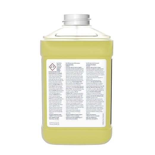 Diversey 94996466 Prominence Heavy Duty Floor Cleaner, Commercial General Purpose Daily Cleaning Solution, J-Fill Liquid Concentrate, Citrus Scent, 2.5-Liter