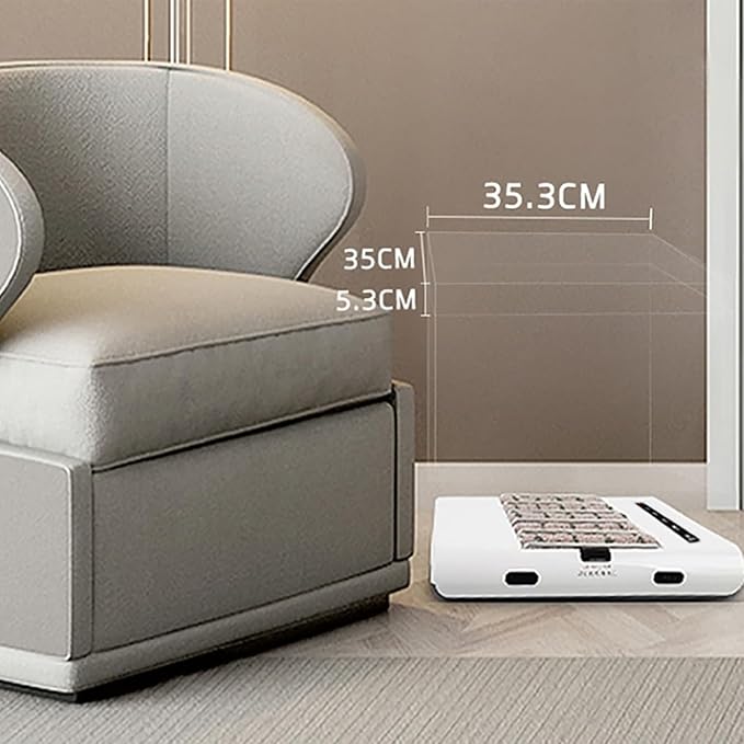 Intelligent Shoe Sole Cleaning Machine, Rechargeable Entrance Shoe Brush with 1000pa Suction and 260RPM/min Speed, 20 Times/S High Frequency Friction, for Laboratory Floor